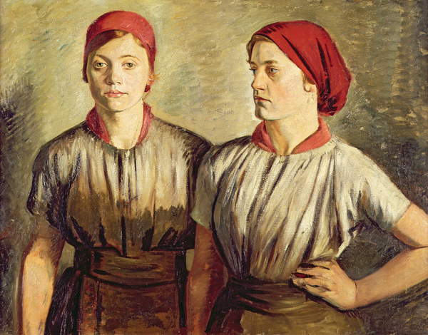Sheffield Buffer Girls, 1919-20 (oil on canvas), William Rothenstein (1872-1945) / Sheffield Galleries and Museums Trust, UK / Photo © Museums Sheffield