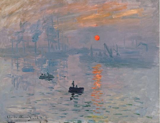 Impression: Sunrise, 1872 (oil on canvas), Claude Monet / Musee Marmottan Monet, Paris, France / Bridgeman Images