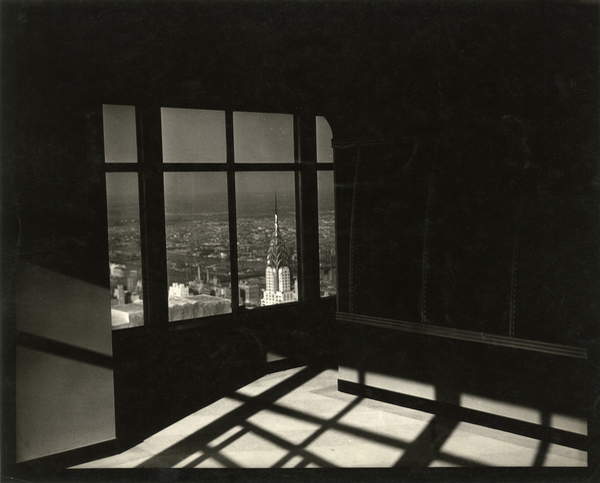 Chrysler Building, viewed out the window of the Empire State Building, New York, USA, c.1920-38 (gelatin silver photo), Irving Browning, (1895-1961) / Collection of the New-York Historical Society, USA / © New York Historical Society / Bridgeman Images