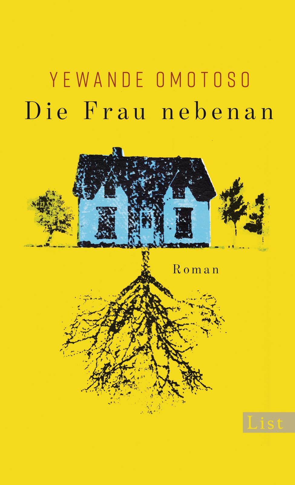 image of the book cover of Die Frau nebenan by Yewande Omotoso, published by List Hardcover featuring a Bridgeman Image on the cover