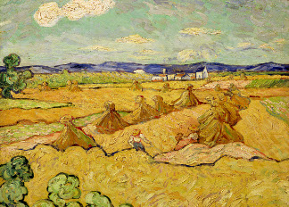 The Haystacks (oil on canvas), Vincent van Gogh (1853-90) / © Nationalmuseum, Stockholm, Sweden