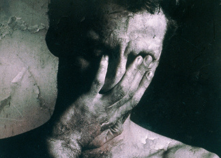 Man with Hand on Face, Ewan Fraser (b.1964) / Private Collection / © Special Photographers Archive
