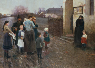 The Examination, Laszlo Pataky (1857-1912) / Hungarian National Gallery, Budapest, Hungary