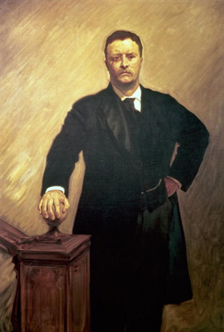Portrait of Theodore Roosevelt by John Singer Sargent (1856-1925)