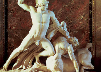 Theseus slaying a centaur (marble), Antonio  Canova (1757-1822) / Kunsthistorisches Museum, Vienna, Austria