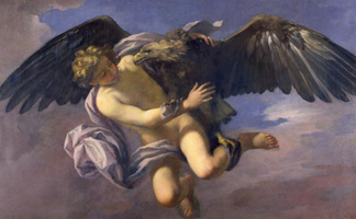 SCP54033 The Abduction of Ganymede, 1700 (oil on canvas) by Antonio Domenico Gabbiani/ Galleria degli Uffizi, Florence, Italy