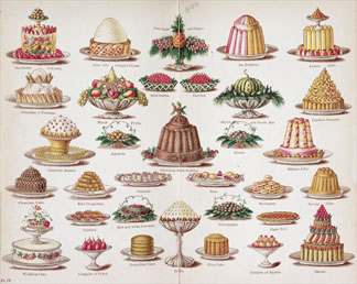 Plate IV from 'Beeton's Everyday Cookery and Housekeeping Book', edited by Mrs Isabella Beeton, 1888 by English School, (19th century) British Library, London, UK