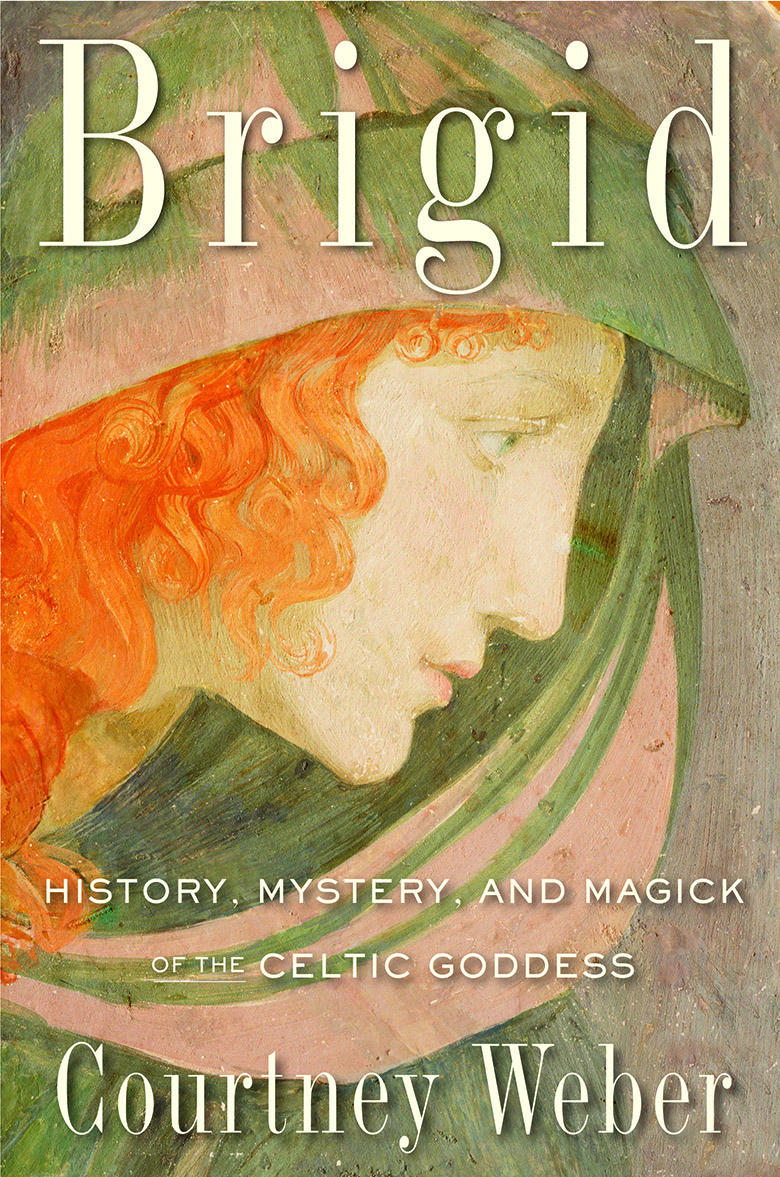 image of the book cover of Brigid by Courtney Weber, published by Weiser Books featuring a Bridgeman Image on the cover © Weiser Books