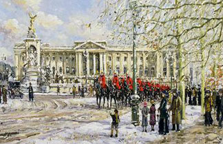 December - Buckingham Palace by John Sutton