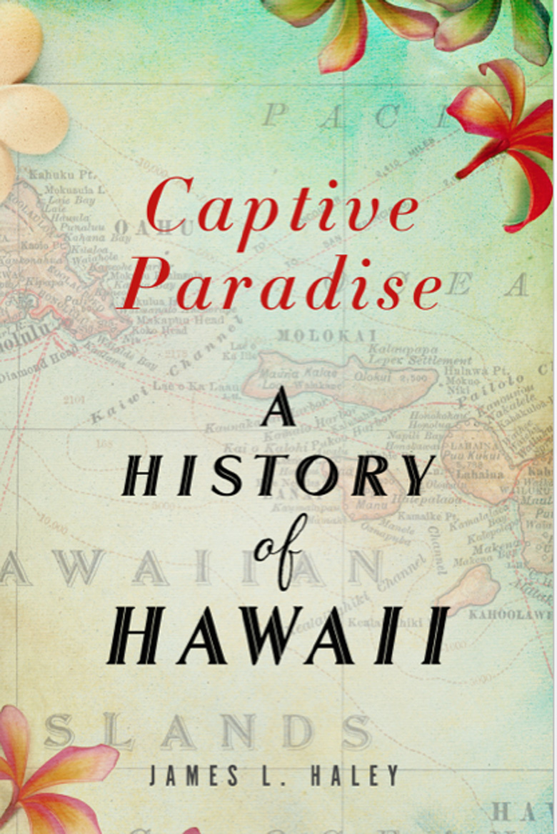 image of the book cover of A History of Hawaii, published by © St. Martin's Press Trade Division. Designer: James Iacobelli featuring a Bridgeman Image on the cover