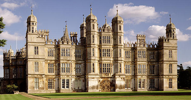 MFI23660 Western Facade (photo) (see also 58475) Burghley House, Stamford, Lincolnshire, UK/ Mark Fiennes