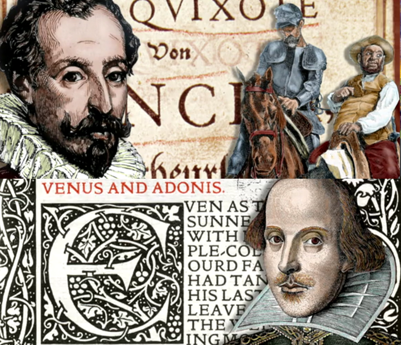 Miguel de Cervantes / William Shakespeare / Bridgeman Footage