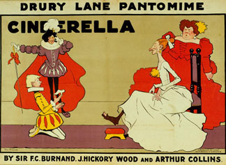 Poster for 'Cinderella' by Tom Browne (1872-1910) / R. Mander & J. Mitchenson Theatre Coll., London, UK