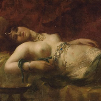 Cleopatra, late 19th century (oil on canvas), French School / Christie's Images