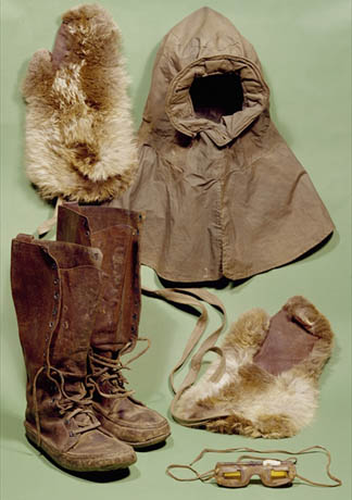 Scott's clothing used on the Antarctic expedition, 1901-4 by Scott Polar Research Institute, University of Cambridge, UK