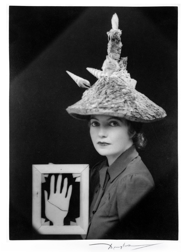 Ceremonial Hat for Eating Bouillabaisse, 1936 (b/w photo) by Eileen Agar (private collection) / Estate of Eileen Agar