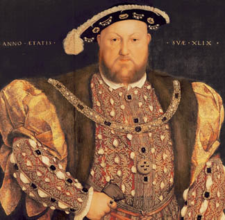 XIR135311 Portrait of Henry VIII (1491-1547) aged 49, 1540 by Holbein the Younger, Hans (1497/8-1543)