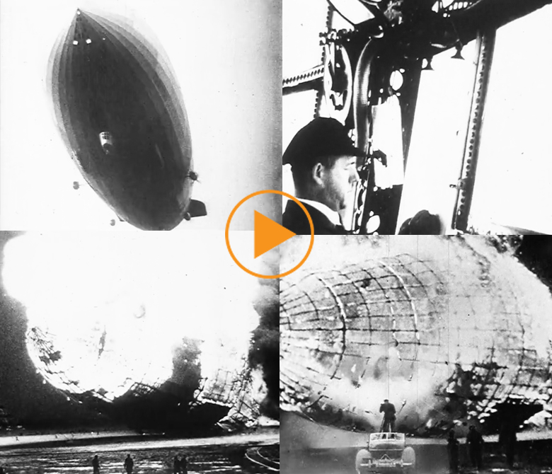 They Made News, Part 1 - James Seely, filmed the Hindenburg Disaster / Buff Film & Video Library / Bridgeman Footage