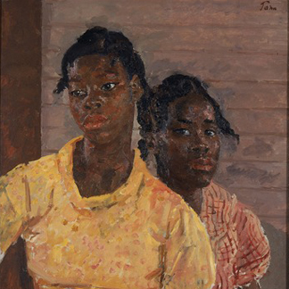 (detail) Two Jamaican Girls, 1937 (oil on canvas) by Augustus Edwin John / Walker Art Gallery, National Museums Liverpool