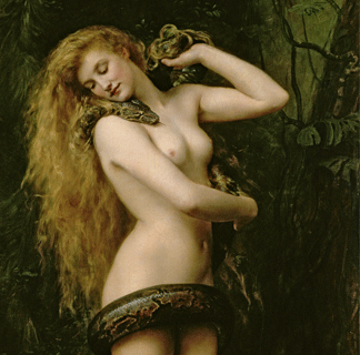 Lilith, 1887 by John Collier (1850-1934) / Atkinson Art Gallery, Southport, Lancashire, UK 
