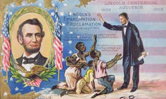 Abraham Lincoln Centennial Souvenir Postcard, 1909 / Peter Newark American Pictures