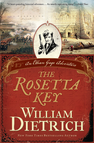 image of the book cover of The Rosetta Key published by © Harper Collins featuring a Bridgeman Image on the cover 