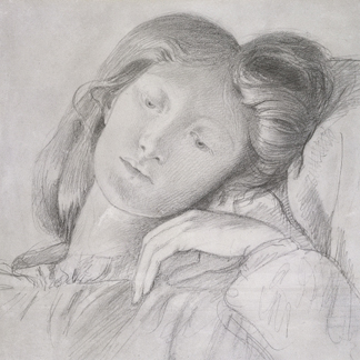 Elizabeth Siddal, c.1860 by Dante Charles Gabriel Rossetti / Fitzwilliam Museum, University of Cambridge