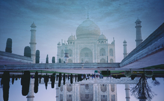DND349223 The Taj Mahal (photo), Agra, Uttar Pradesh, India/ Dinodia