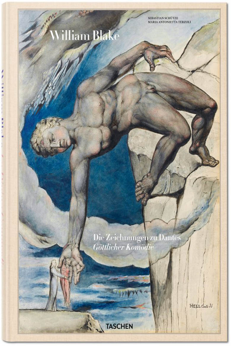 image of the book cover of Die Zeichnungen zu Dantes Göttlicher Komödie, published by Taschen featuring a Bridgeman Image on the cover
