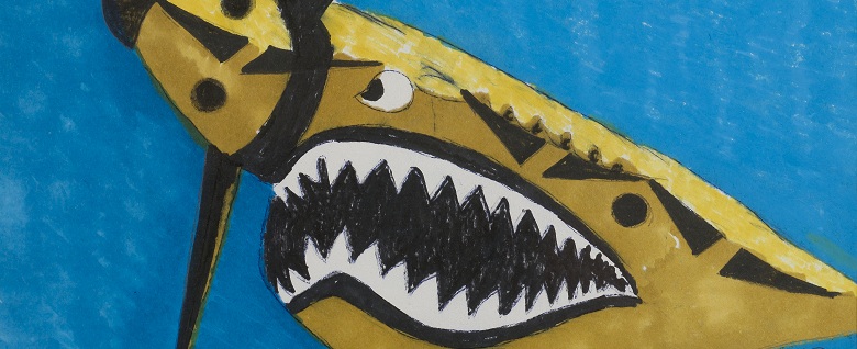 Flying Tiger, 1981 (detail) by Eileen Agar / Private Collection