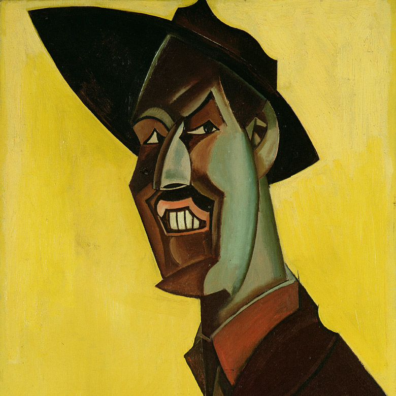 Mr Wyndham Lewis as a Tyro, c.1920-21 by Percy Wyndham Lewis (1882-1957) / Ferens Art Gallery, Hull Museums, UK