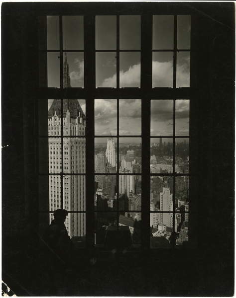 Manhattan Company Building [Bank of Manhattan] seen from a window of the Cities Service Building, USA, c.1920-38 (gelatin silver photo), Irving Browning, (1895-1961) / Collection of the New-York Historical Society, USA / © New York Historical Society / Bridgeman Images