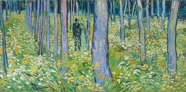 Undergrowth with Two Figures, 1890 (oil on canvas), Gogh, Vincent van (1853-90) / Cincinnati Art Museum, Ohio, USA / Bequest of Mary E. Johnston / Bridgeman Images
